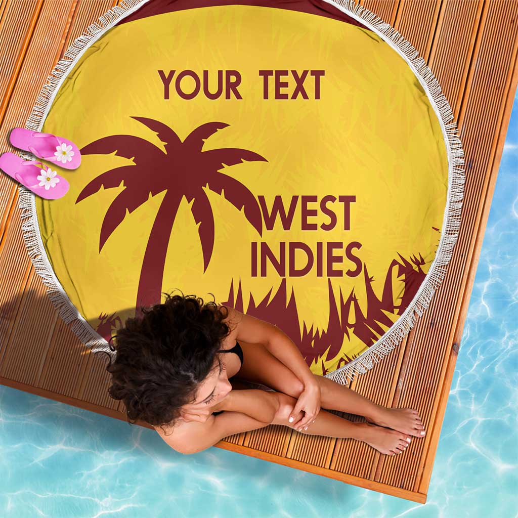 Custom West Indies Cricket Beach Blanket Windies Newest Version - Wonder Print Shop