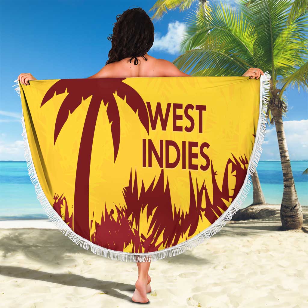 Custom West Indies Cricket Beach Blanket Windies Newest Version - Wonder Print Shop