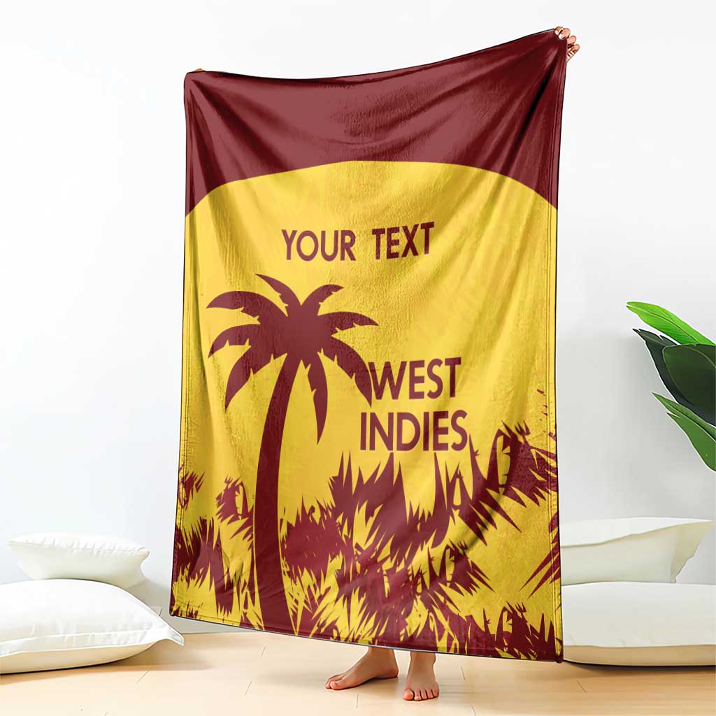 Custom West Indies Cricket Blanket Windies Newest Version
