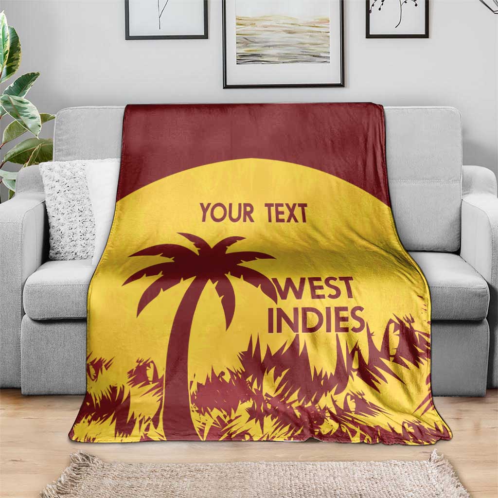 Custom West Indies Cricket Blanket Windies Newest Version