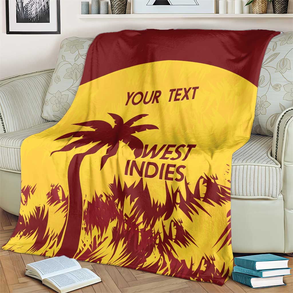 Custom West Indies Cricket Blanket Windies Newest Version