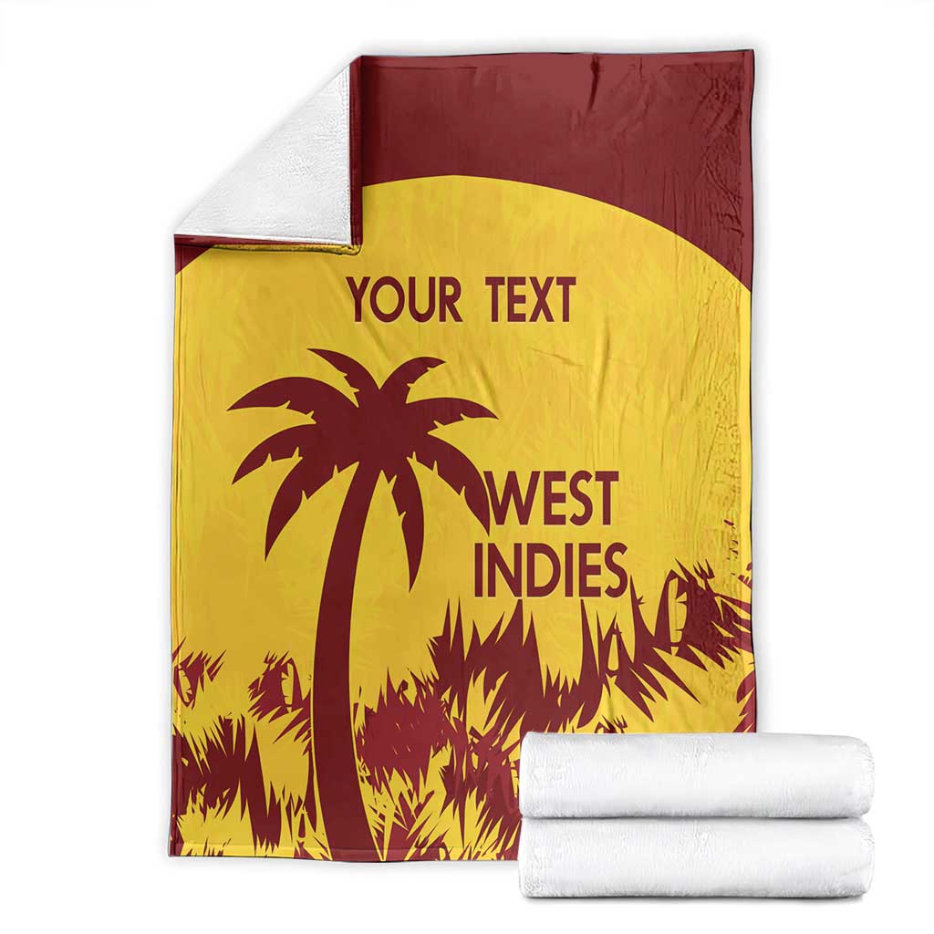 Custom West Indies Cricket Blanket Windies Newest Version