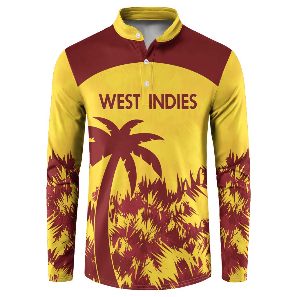 Custom West Indies Cricket Button Sweatshirt Windies Newest Version - Wonder Print Shop