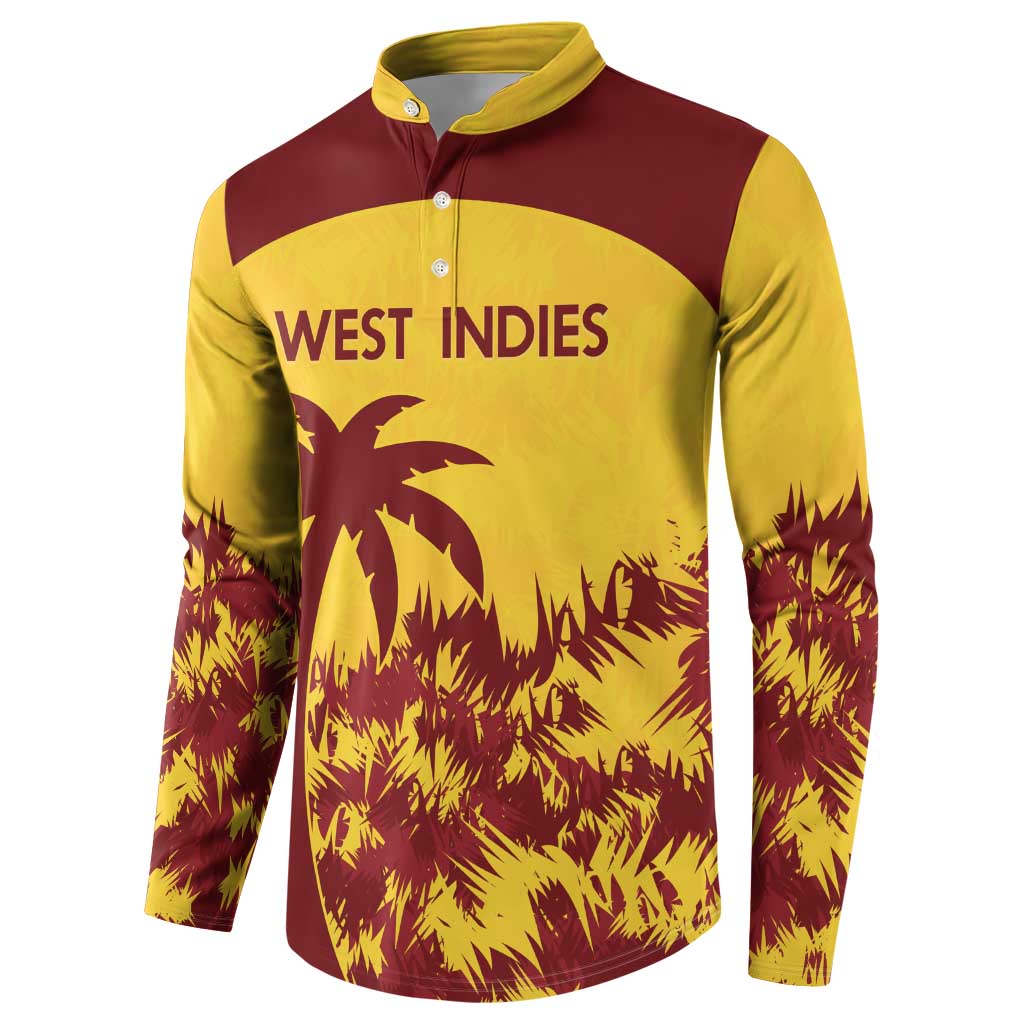 Custom West Indies Cricket Button Sweatshirt Windies Newest Version - Wonder Print Shop