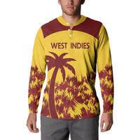 Custom West Indies Cricket Button Sweatshirt Windies Newest Version - Wonder Print Shop