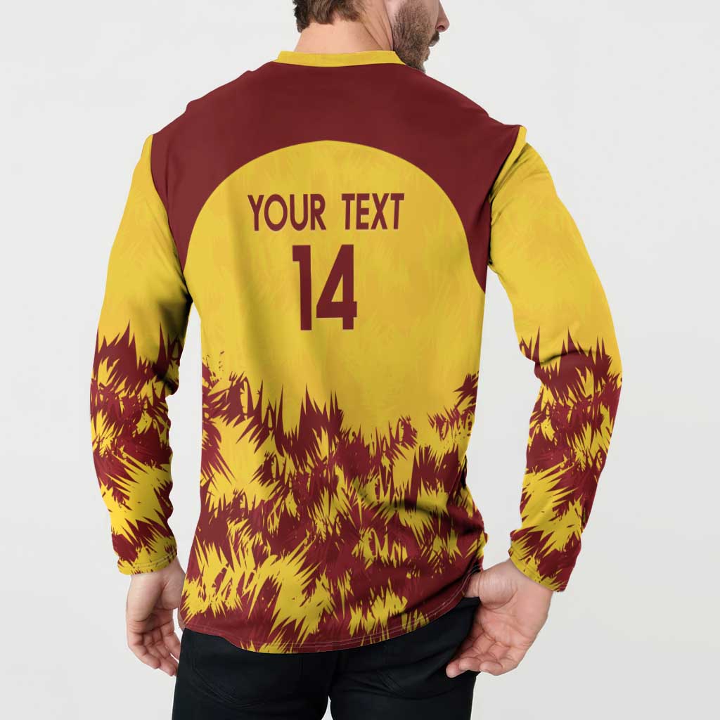 Custom West Indies Cricket Button Sweatshirt Windies Newest Version - Wonder Print Shop