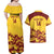 Custom West Indies Cricket Couples Matching Off Shoulder Maxi Dress and Hawaiian Shirt Windies Newest Version - Wonder Print Shop
