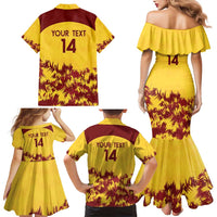 Custom West Indies Cricket Family Matching Mermaid Dress and Hawaiian Shirt Windies Newest Version - Wonder Print Shop
