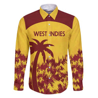 Custom West Indies Cricket Family Matching Off The Shoulder Long Sleeve Dress and Hawaiian Shirt Windies Newest Version - Wonder Print Shop