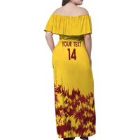 Custom West Indies Cricket Family Matching Off Shoulder Maxi Dress and Hawaiian Shirt Windies Newest Version - Wonder Print Shop