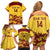 Custom West Indies Cricket Family Matching Off Shoulder Short Dress and Hawaiian Shirt Windies Newest Version - Wonder Print Shop