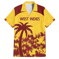 Custom West Indies Cricket Family Matching Off Shoulder Short Dress and Hawaiian Shirt Windies Newest Version - Wonder Print Shop