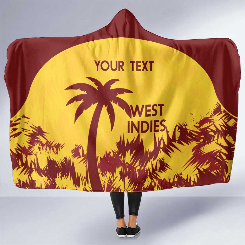 Custom West Indies Cricket Hooded Blanket Windies Newest Version