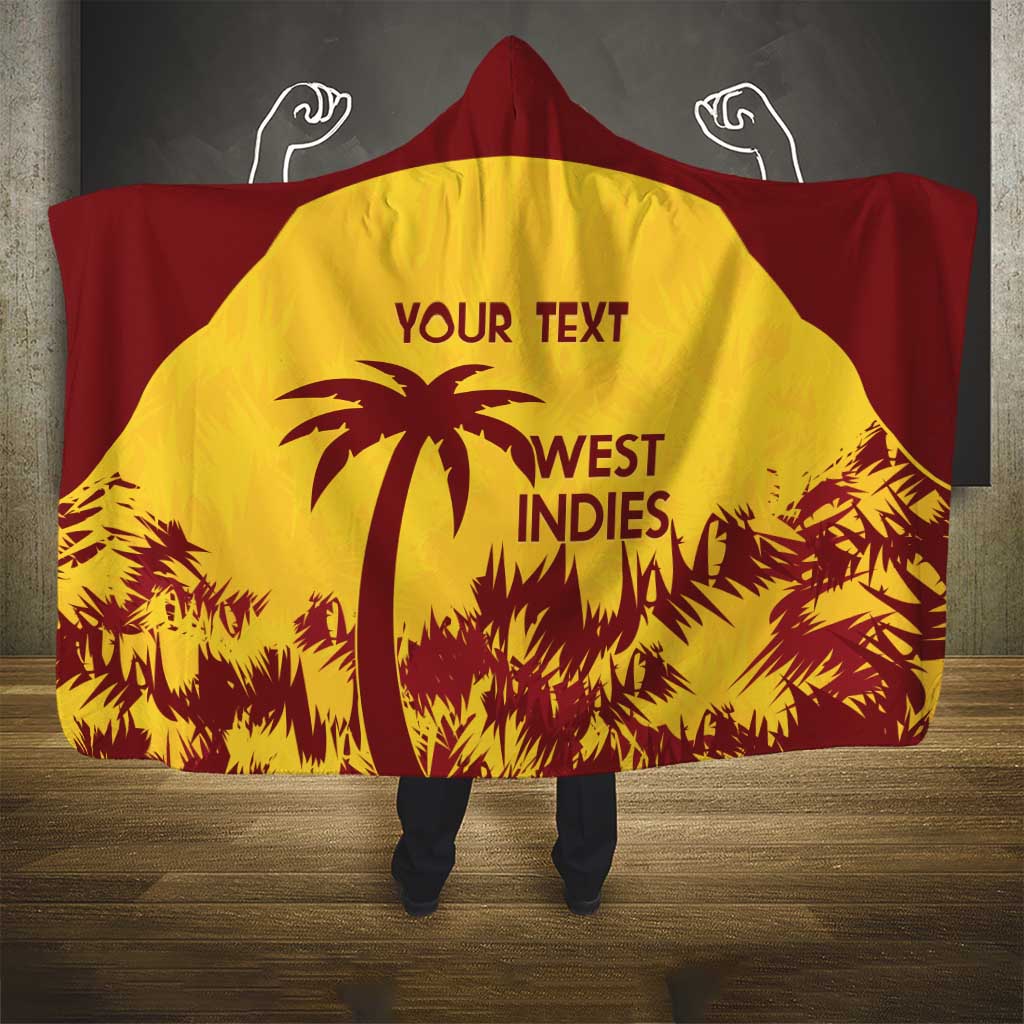 Custom West Indies Cricket Hooded Blanket Windies Newest Version