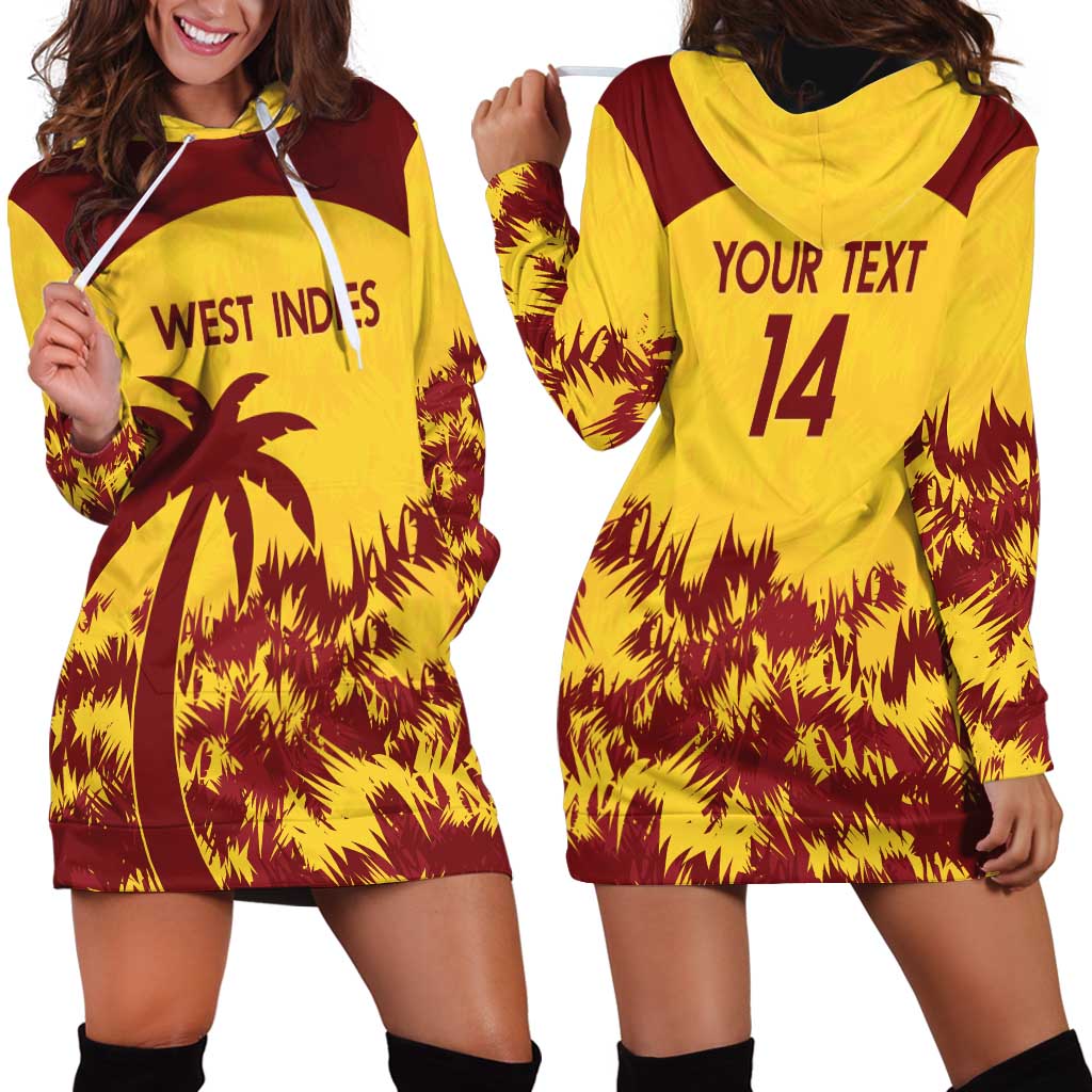 Custom West Indies Cricket Hoodie Dress Windies Newest Version - Wonder Print Shop