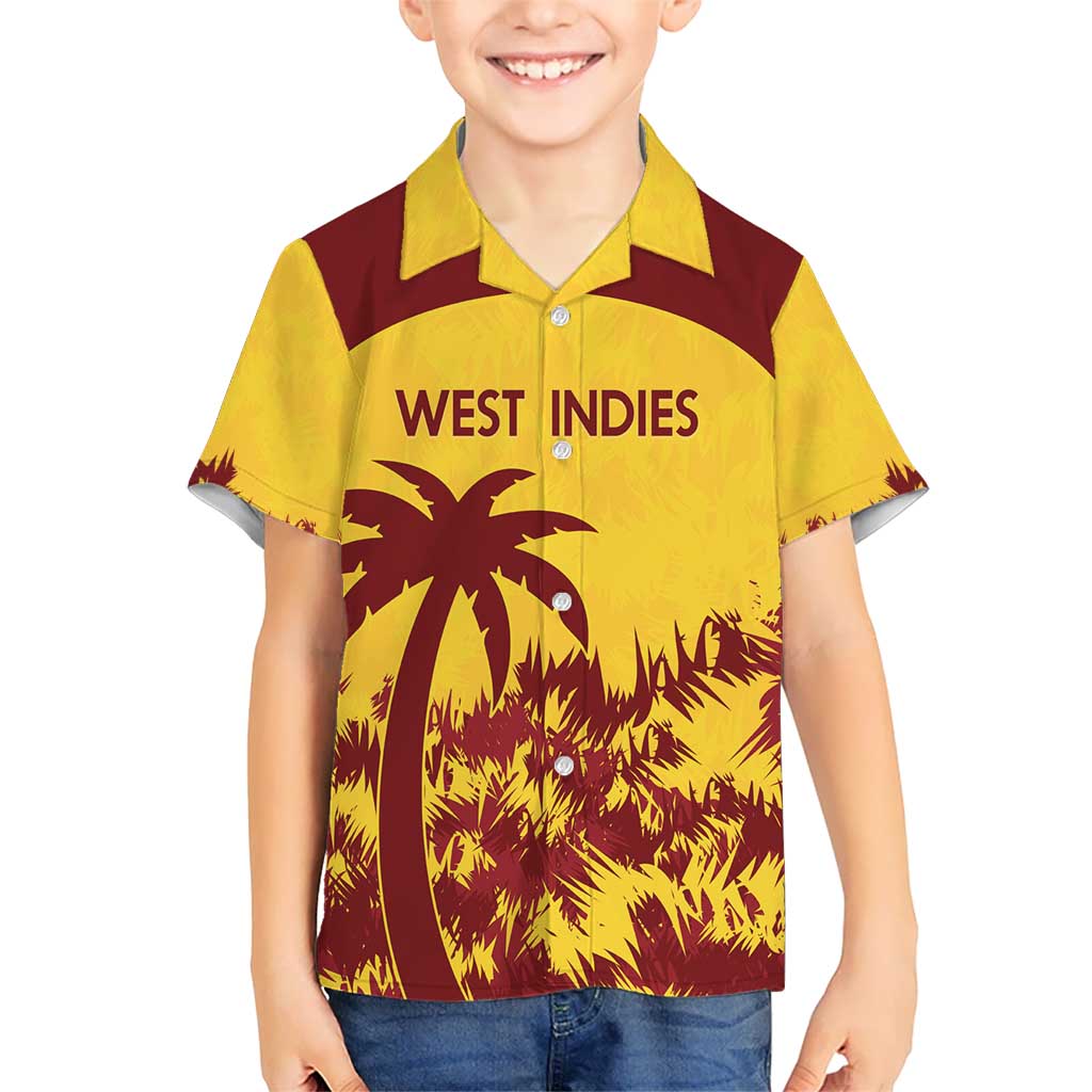 Custom West Indies Cricket Kid Hawaiian Shirt Windies Newest Version - Wonder Print Shop