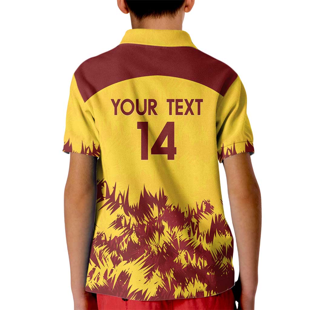 Custom West Indies Cricket Kid Polo Shirt Windies Newest Version - Wonder Print Shop