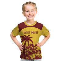 Custom West Indies Cricket Kid T Shirt Windies Newest Version - Wonder Print Shop