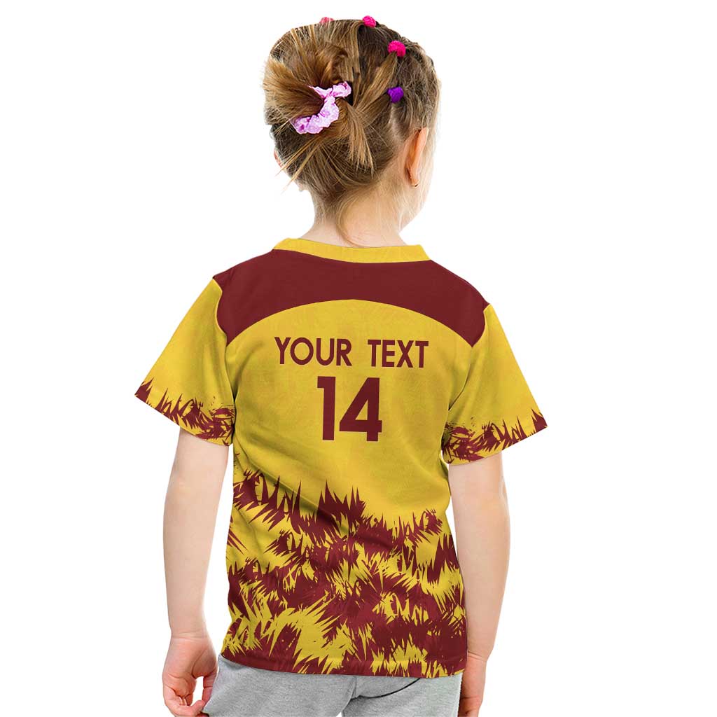 Custom West Indies Cricket Kid T Shirt Windies Newest Version - Wonder Print Shop