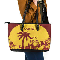 Custom West Indies Cricket Leather Tote Bag Windies Newest Version - Wonder Print Shop
