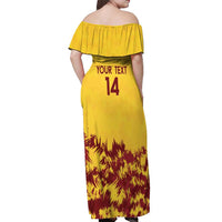 Custom West Indies Cricket Off Shoulder Maxi Dress Windies Newest Version - Wonder Print Shop