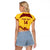 Custom West Indies Cricket Raglan Cropped T Shirt Windies Newest Version - Wonder Print Shop