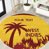 Custom West Indies Cricket Round Carpet Windies Newest Version
