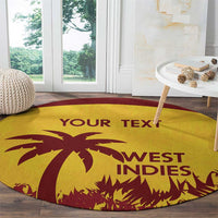 Custom West Indies Cricket Round Carpet Windies Newest Version