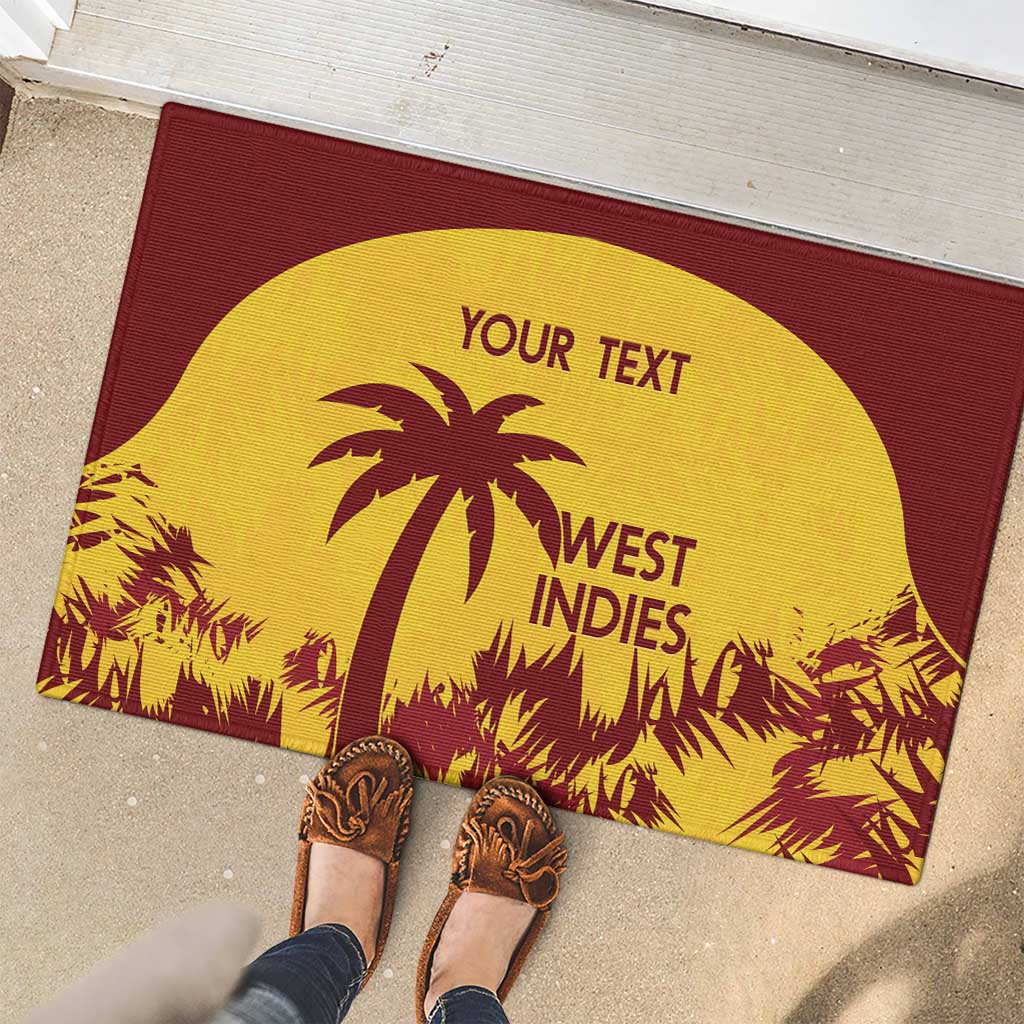 Custom West Indies Cricket Rubber Doormat Windies Newest Version - Wonder Print Shop