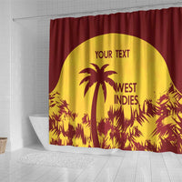 Custom West Indies Cricket Shower Curtain Windies Newest Version