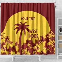 Custom West Indies Cricket Shower Curtain Windies Newest Version