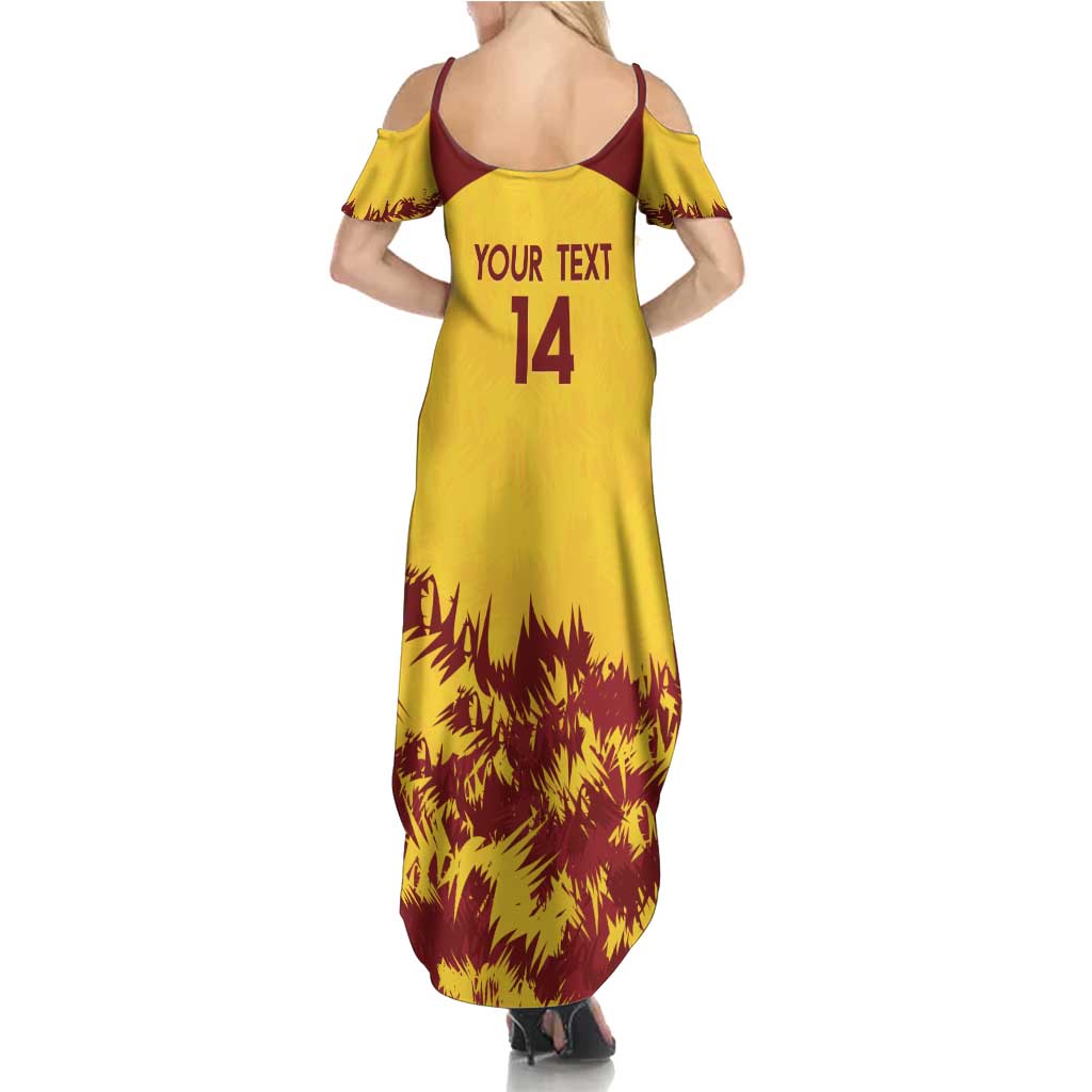 Custom West Indies Cricket Summer Maxi Dress Windies Newest Version - Wonder Print Shop