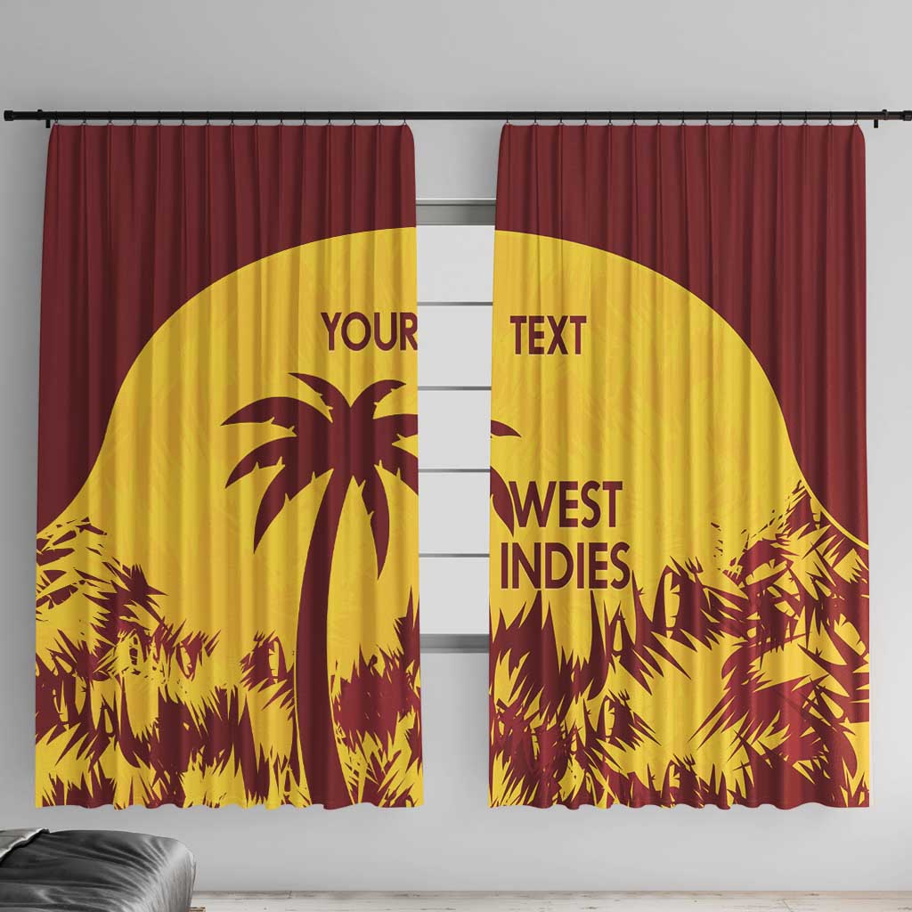 Custom West Indies Cricket Window Curtain Windies Newest Version - Wonder Print Shop