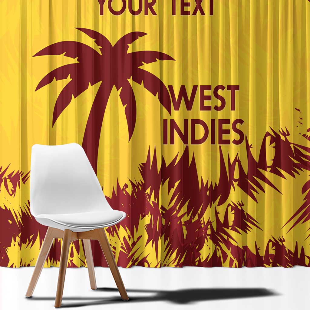 Custom West Indies Cricket Window Curtain Windies Newest Version - Wonder Print Shop