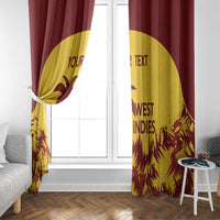 Custom West Indies Cricket Window Curtain Windies Newest Version - Wonder Print Shop