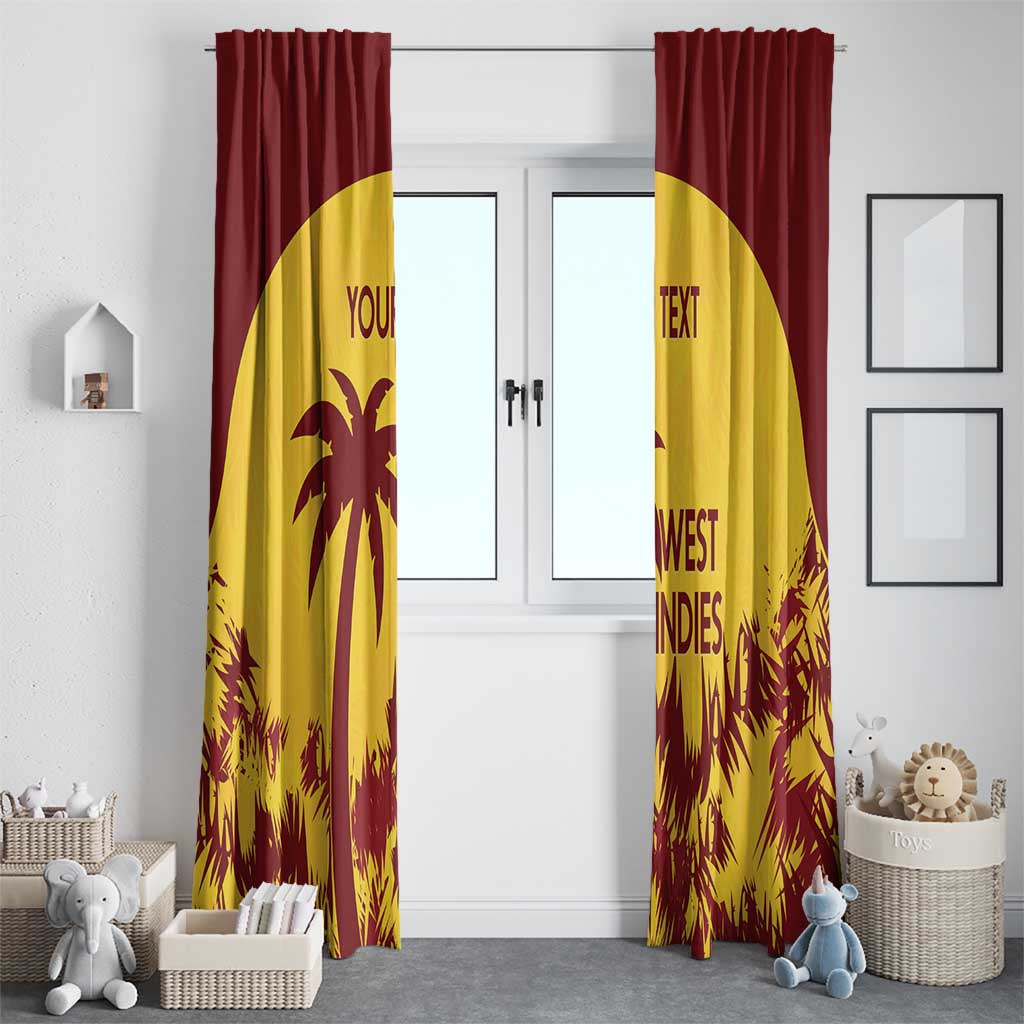 Custom West Indies Cricket Window Curtain Windies Newest Version - Wonder Print Shop