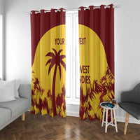 Custom West Indies Cricket Window Curtain Windies Newest Version - Wonder Print Shop