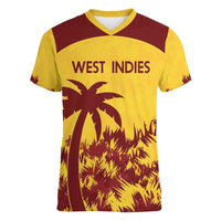 Custom West Indies Cricket Women V-Neck T-Shirt Windies Newest Version - Wonder Print Shop