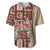 Samoa Tapau Baseball Jersey Samoan Siapo Pattern - Wonder Print Shop