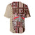 Samoa Tapau Baseball Jersey Samoan Siapo Pattern - Wonder Print Shop
