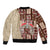Samoa Tapau Bomber Jacket Samoan Siapo Pattern - Wonder Print Shop