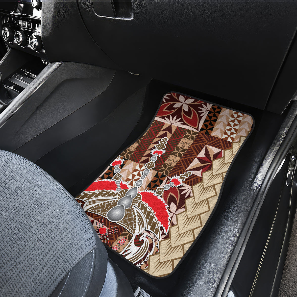 Samoa Tapau Car Mats Samoan Siapo Pattern - Wonder Print Shop