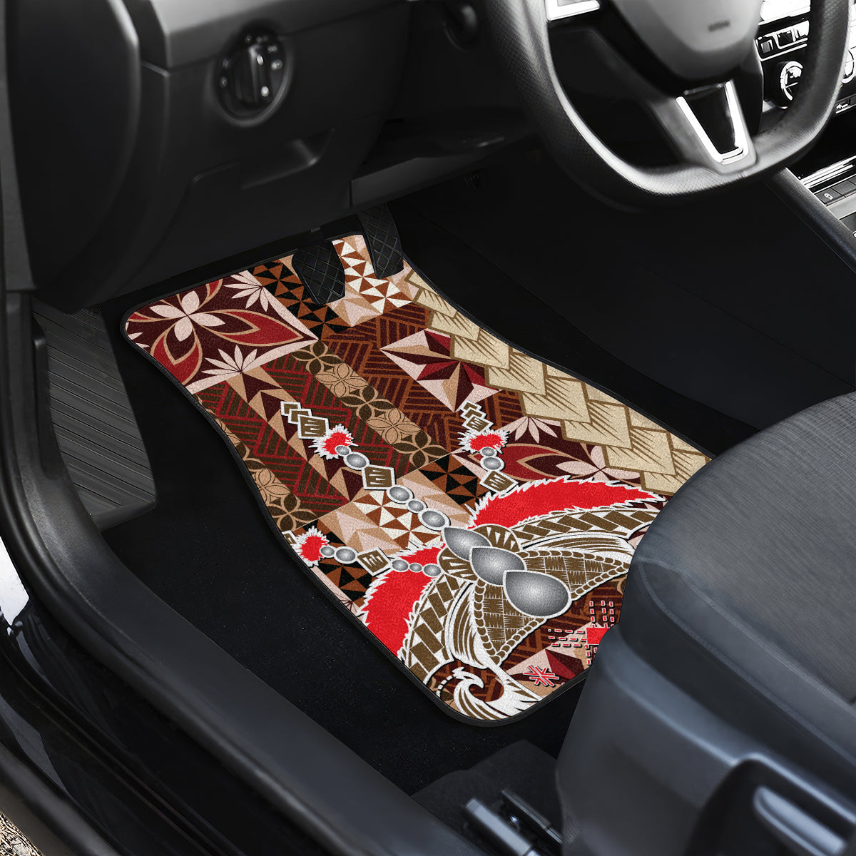 Samoa Tapau Car Mats Samoan Siapo Pattern - Wonder Print Shop