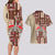 Samoa Tapau Couples Matching Long Sleeve Bodycon Dress and Hawaiian Shirt Samoan Siapo Pattern - Wonder Print Shop