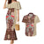 Samoa Tapau Couples Matching Mermaid Dress and Hawaiian Shirt Samoan Siapo Pattern - Wonder Print Shop
