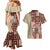Samoa Tapau Couples Matching Mermaid Dress and Hawaiian Shirt Samoan Siapo Pattern - Wonder Print Shop