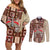 Samoa Tapau Couples Matching Off Shoulder Short Dress and Long Sleeve Button Shirt Samoan Siapo Pattern - Wonder Print Shop
