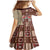 Samoa Tapau Family Matching Mermaid Dress and Hawaiian Shirt Samoan Siapo Pattern - Wonder Print Shop