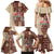 Samoa Tapau Family Matching Mermaid Dress and Hawaiian Shirt Samoan Siapo Pattern - Wonder Print Shop