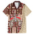 Samoa Tapau Family Matching Mermaid Dress and Hawaiian Shirt Samoan Siapo Pattern - Wonder Print Shop